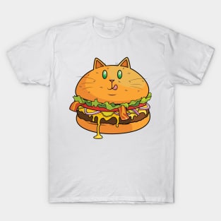 Hamburger Cat T-Shirt